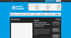 Desktop Screenshot of metroenbogota.com